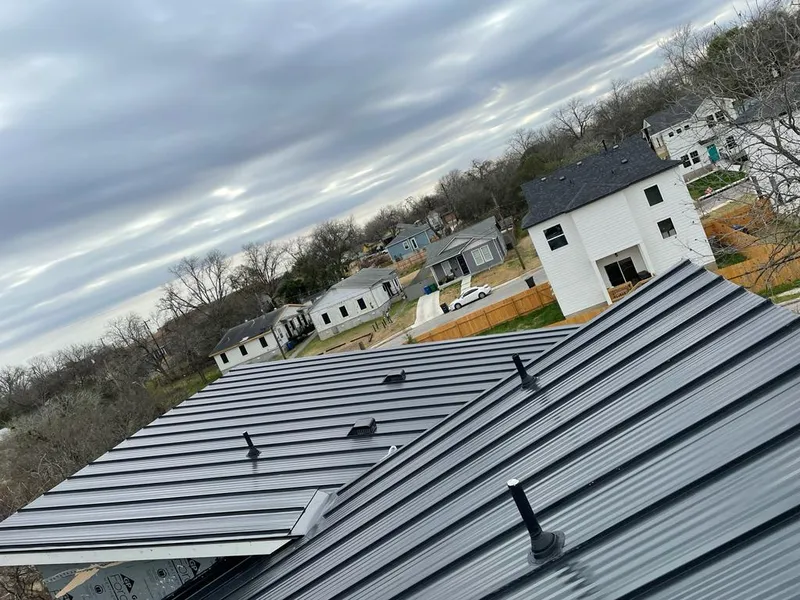 Standing seam metal roof panels with vents for Skylight Repair in Gardnerville